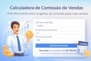 calculadora de comissão de vendas
